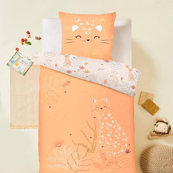 Housse De Couette Enfant + Taie Doreiller Tchatcha Peche