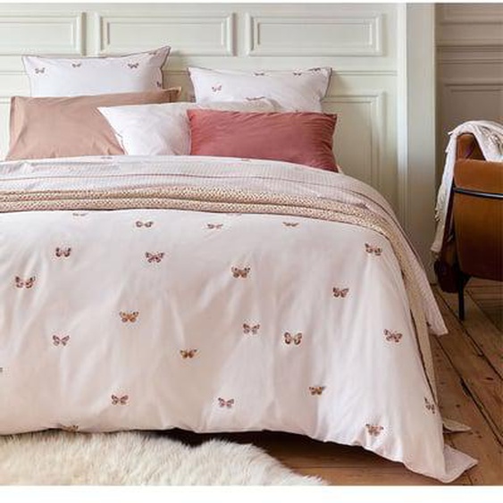 Housse de couette imprimée en percale de coton, DÉLICATESSE