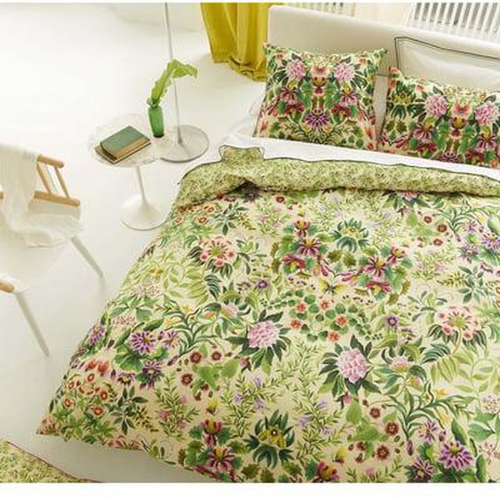 Housse de couette imprimée en percale de coton, IKEBANA DAMASK