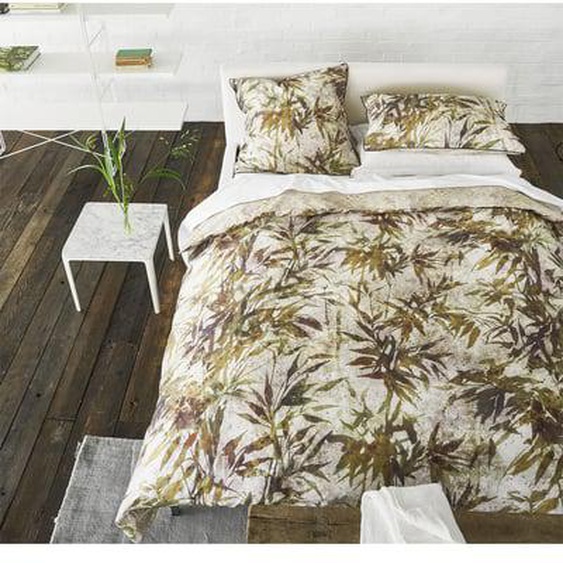 Housse de couette imprimée en percale de coton, JARDIN CHINOIS
