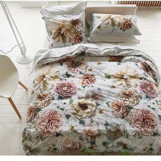 Housse de couette imprimée en percale de coton, PAHARI TUBEROSE