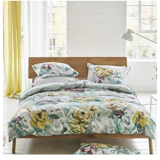 Housse de couette imprimée en percale de coton, TAPESTRY FLOWER
