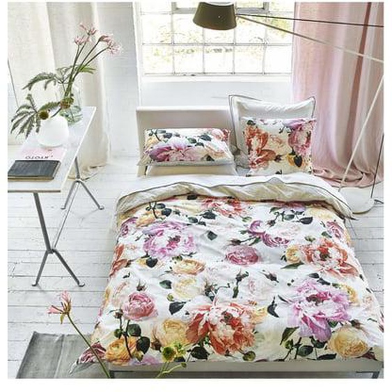 Housse de couette imprimée en percale de coton, TOURANGELLE