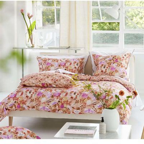 Housse de couette imprimée en satin de coton, GIRADON