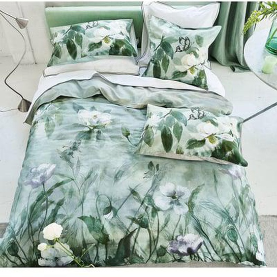 Housse de couette imprimée en satin de coton, KIYOSUMI