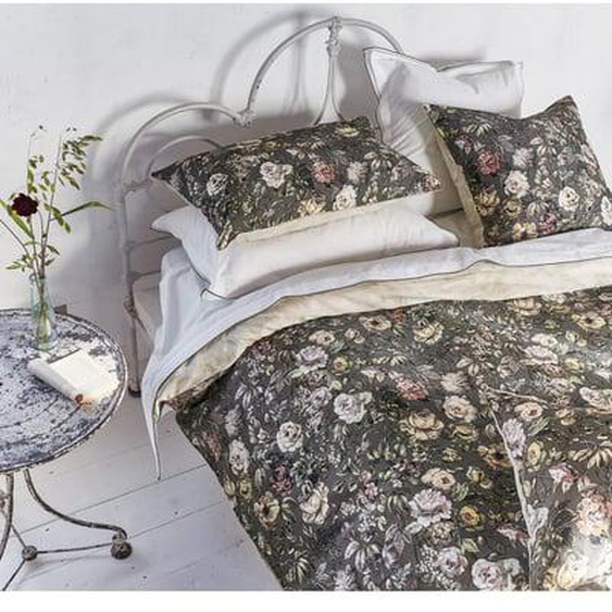 Housse de couette imprimée en satin de coton, MANSUR