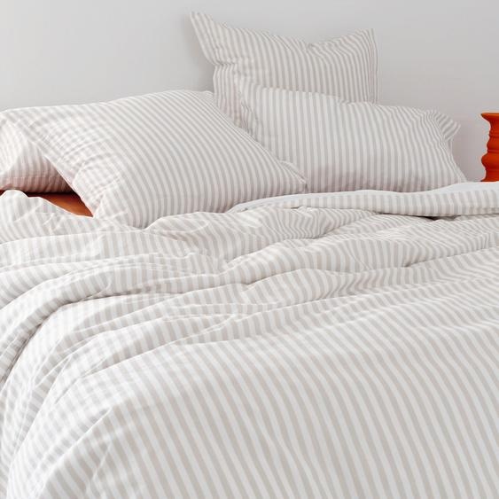 Housse de couette Layering Beige 240 x 220 cm 100% coton Fabriqué en Europe