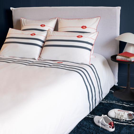 Housse de couette percale de coton Bisou