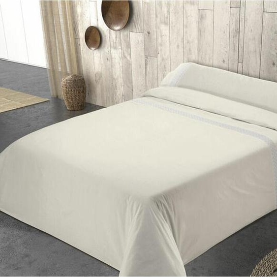 Housse de couette Pierre Cardin ELISA Beige double matelas 3 pièces
