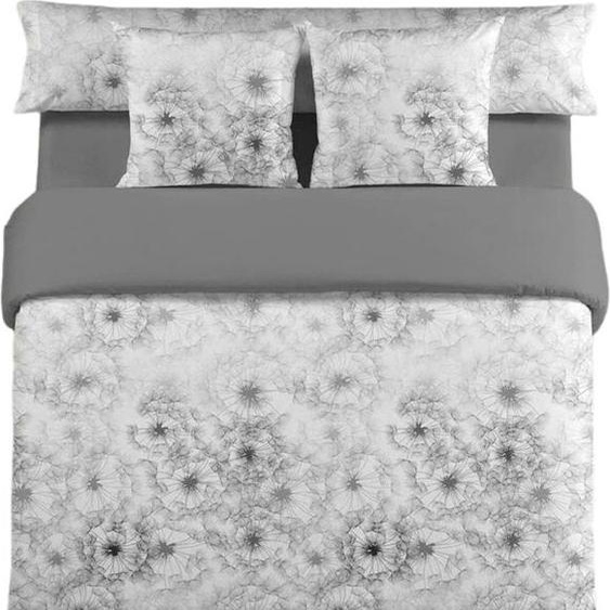 Housse de couette Pierre Cardin JEWEL Gris Double size 3 pièces