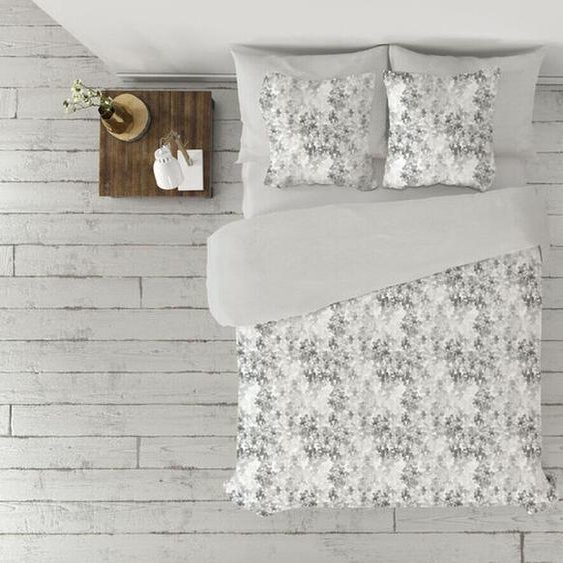 Housse de couette Pierre Cardin LUCIA Gris King size 3 pièces