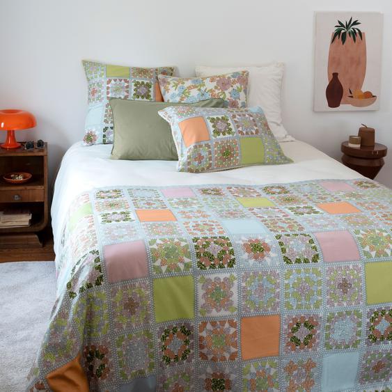 Housse de couette réversible pur coton  Méli-Mélo