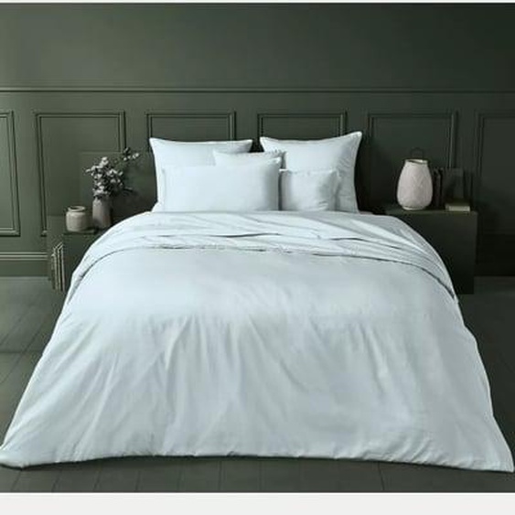 Housse de couette satin de coton 120 fils Ava uni