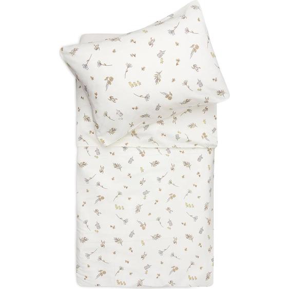 Housse De Couette + Taie Doreiller Ecru, Jaune, Gris