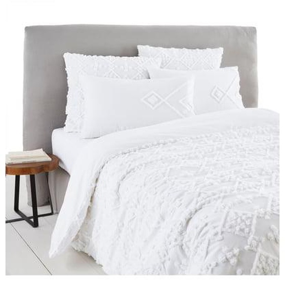 Housse de couette tuftée, coton, Pintu