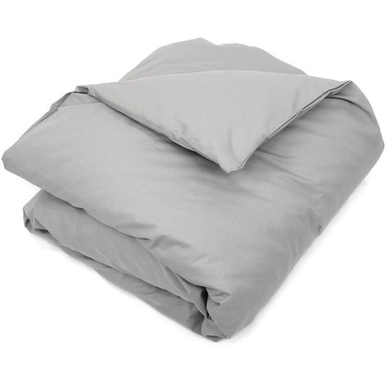 Housse de couette uni 260x240 cm 100% coton ALTO Alu