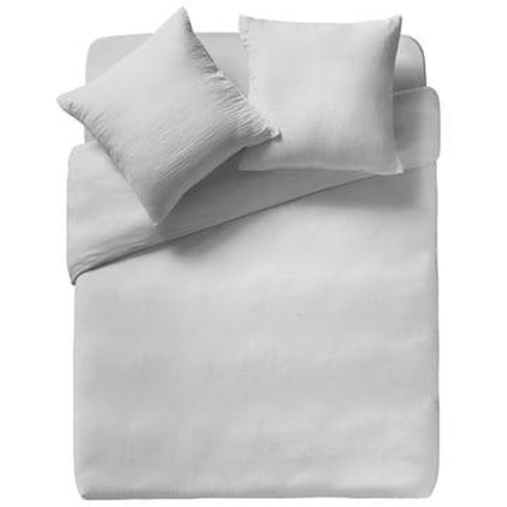 Housse de couette unie en gaze de coton, TENDRESSE