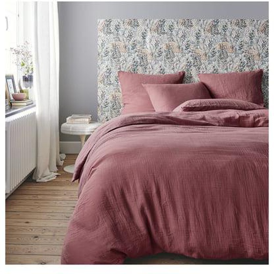 Housse de couette unie en gaze de coton, TENDRESSE