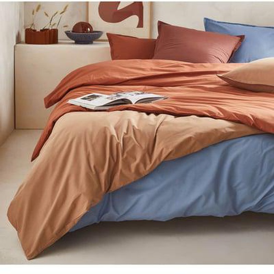 Housse de couette unie en percale de coton, PREMIERE