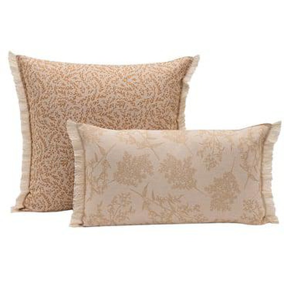Housse de coussin Champêtre 100% coton