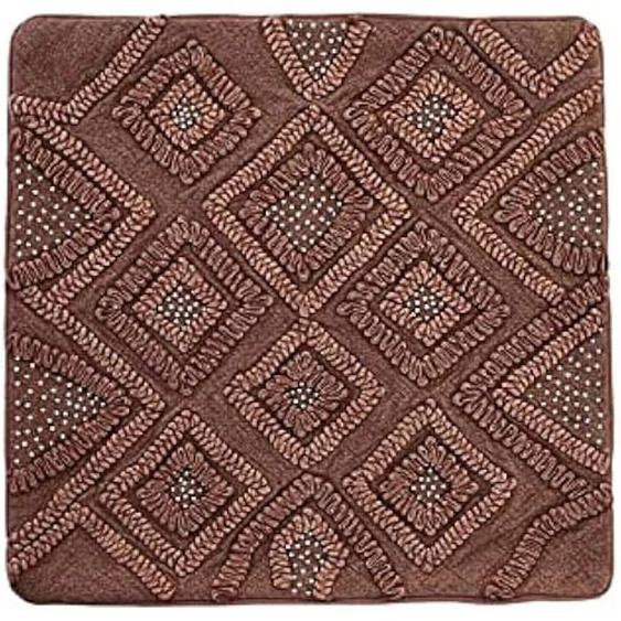 Housse de Coussin - DKD Home Decor - Marron - 14 x 52 x 52 cm - Rectangulaire - Uni