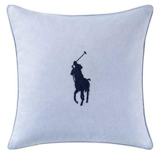 Housse de coussin en coton violet, Oxford