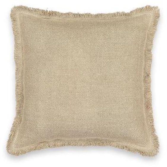 Housse de coussin en lin brut Naoli