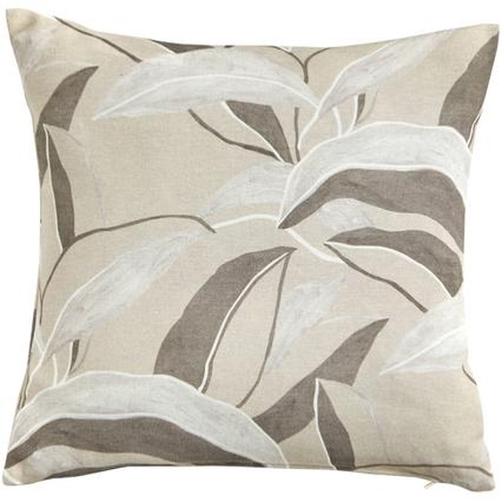 Housse De Coussin Imprimé Feuillage -