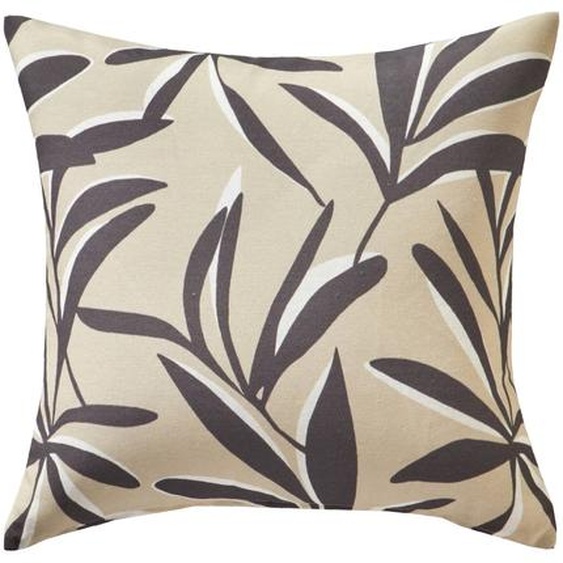 Housse De Coussin Imprimé Feuillage -