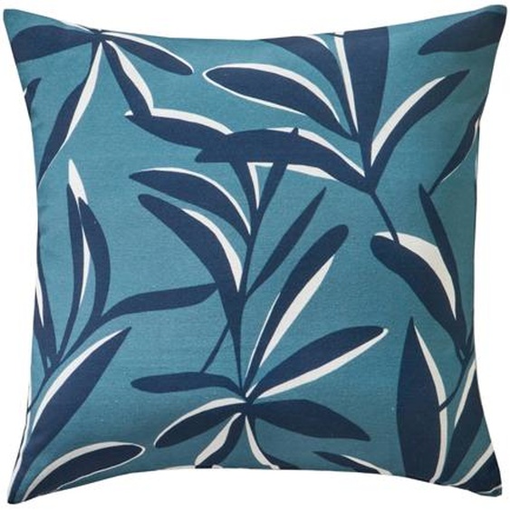 Housse De Coussin Imprimé Feuillage -