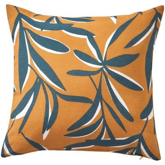 Housse De Coussin Imprimé Feuillage -