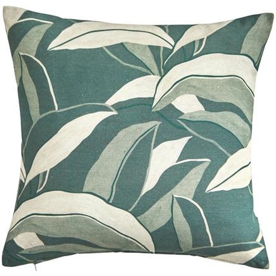 Housse De Coussin Imprimé Feuillage -