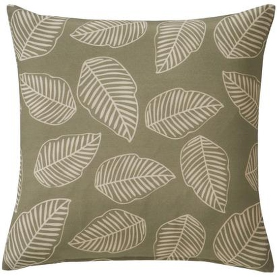 Housse De Coussin Imprimé Petites Feuilles - Lot De 2 -