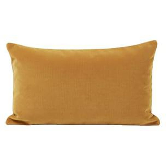 MADURA - Housse de coussin Matia  en Velours mat au tissage dense Jaune