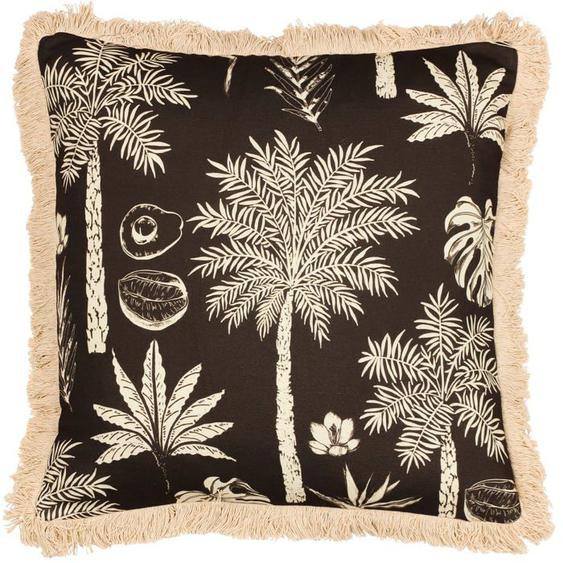 Housse de coussin Paoletti - CPALM/CC2/ESP - Housse de Coussin Motif Palmier Colonial, 45 x 45 cm