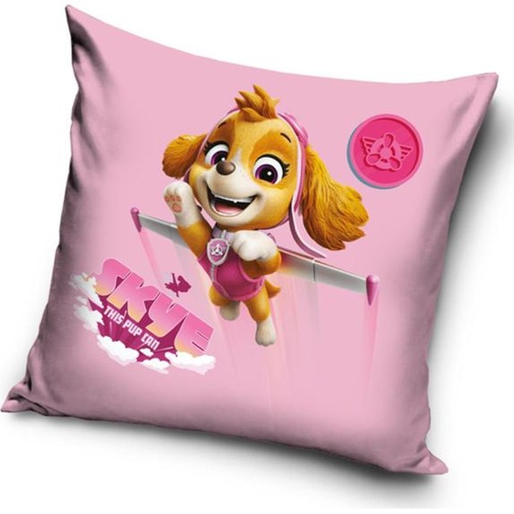 Housse de coussin pour enfant Pat Patrouille Skye, héroïne de lair