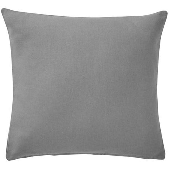 Housse de coussin unie bachette - Lot De 2 Housses De Coussin : 35x60cm - Gris - Colombine
