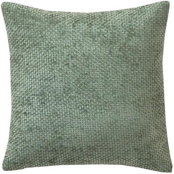 Housse De Coussin Unie Tissage Chenille - Lot De 2 -