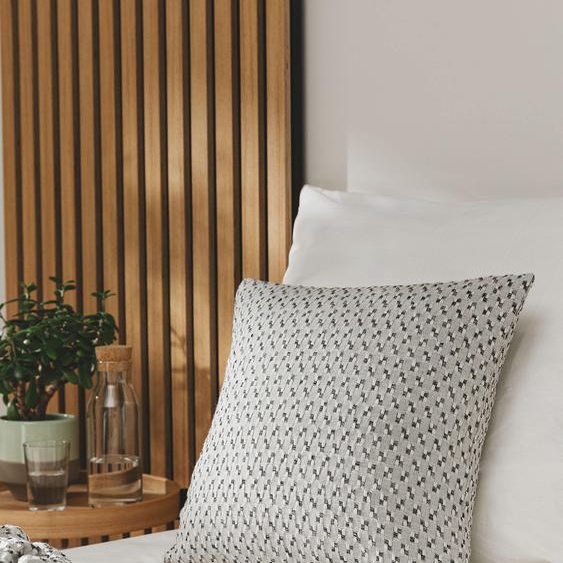 Housse de coussin Vanida Gris 45x45 cm - Tapis poil court design moderne pour salon