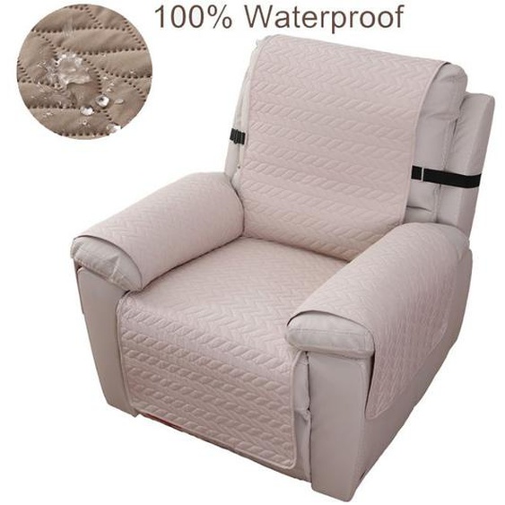 Housse de Fauteuil imperméable à leau, Housse de canapé de Chaise Double Face, Protecteur de Meubles de Chien, Motif de blé,Beige