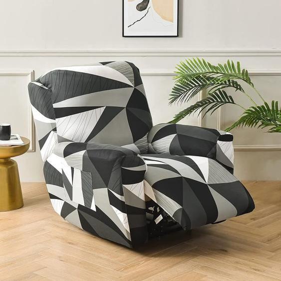 Housse de Fauteuil Relax 1 Places , WOVTE Housse De Fauteuil Inclinable à imprimé Housse De Canapé Chaise Inclinable, D