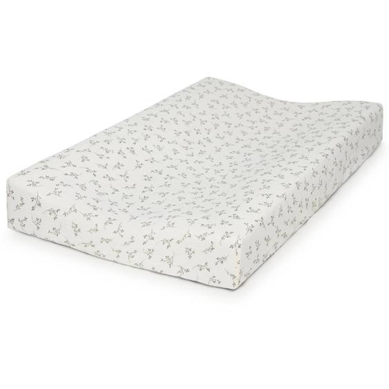 Housse De Matelas À Langer Ecru, Vert