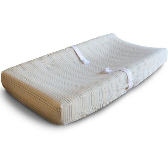 Housse De Matelas À Langer En Coton Ecru, Multicolore