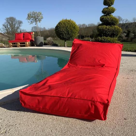 Housse de matelas bain de soleil Rouge 160x65 cm