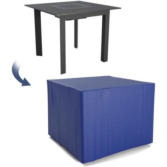 Housse de protection extérieure pour table carrée 90x90x74 cm - BLUMIE - Ultra résistant - Imperméable - Anti-UV