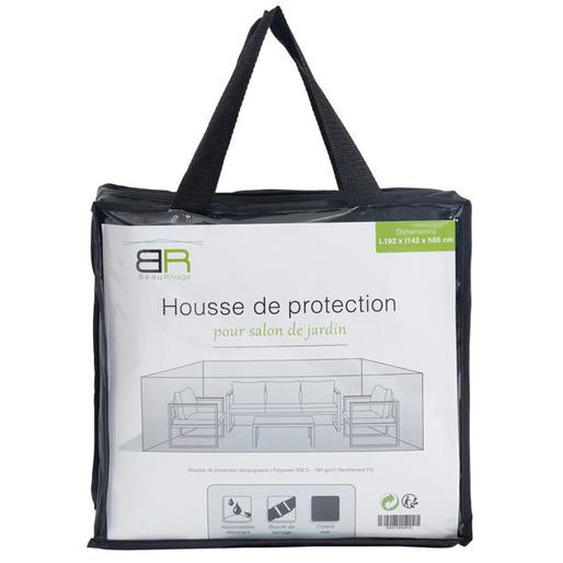 Housse de protection pour mobilier de jardin 192 x 142 x 66 cm