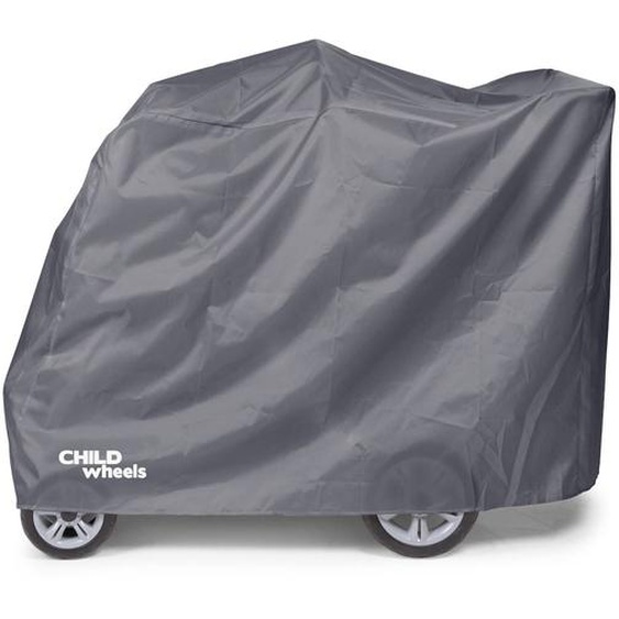 Housse De Protection Pour Poussette Quadruple/triplet Gris