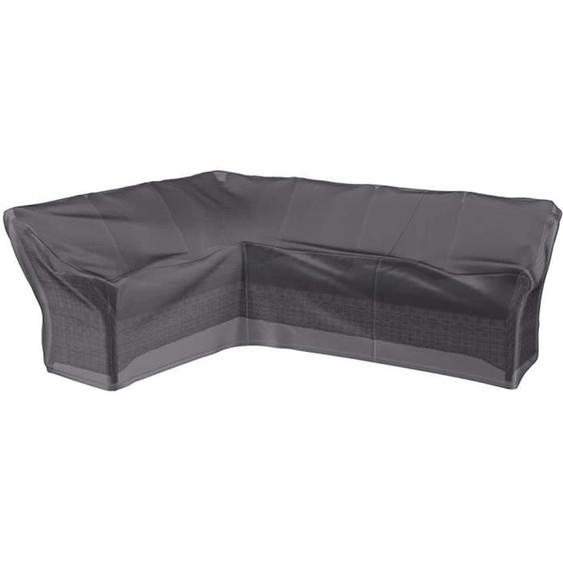 Housse de protection respirante pour ensemble de mobilier extérieur Pour ensemble mobilier angle 270x210x85xH65/90 cm Noir