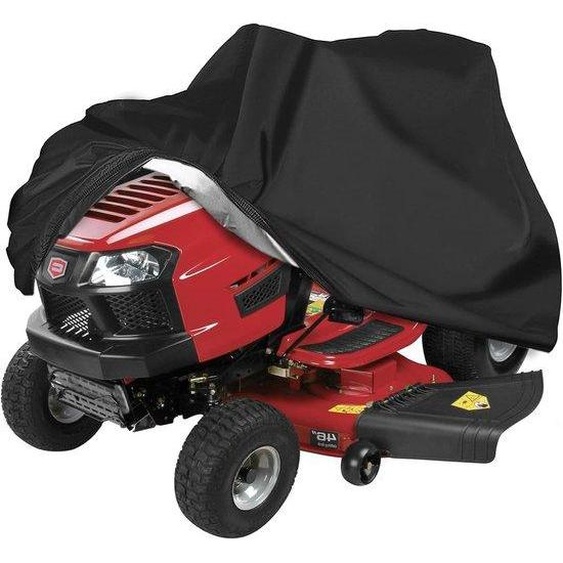 Housse de siège en polyester pour tracteur - Polyester 210D résistant aux UV - 140 x 66 x 91 cm - Noir