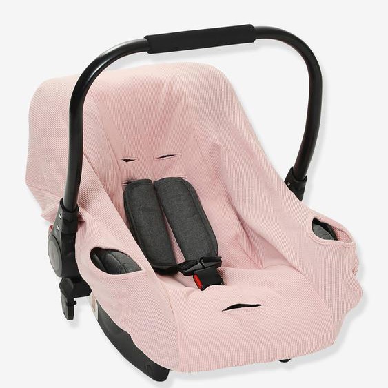 Housse élastiquée pour siège coque 0+ rose thé